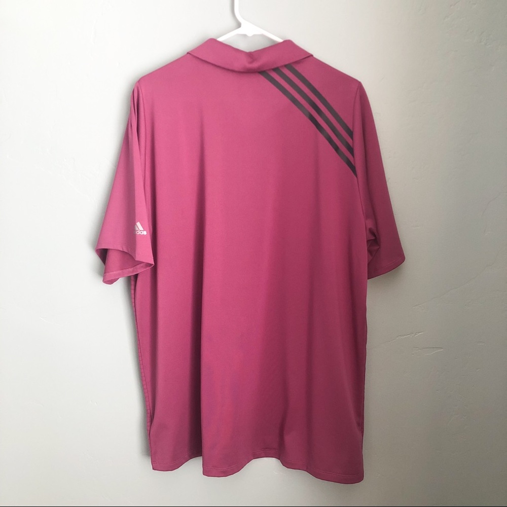 Adidas ClimaCool Golf Polo Purple 2XL - Picture 3 of 5